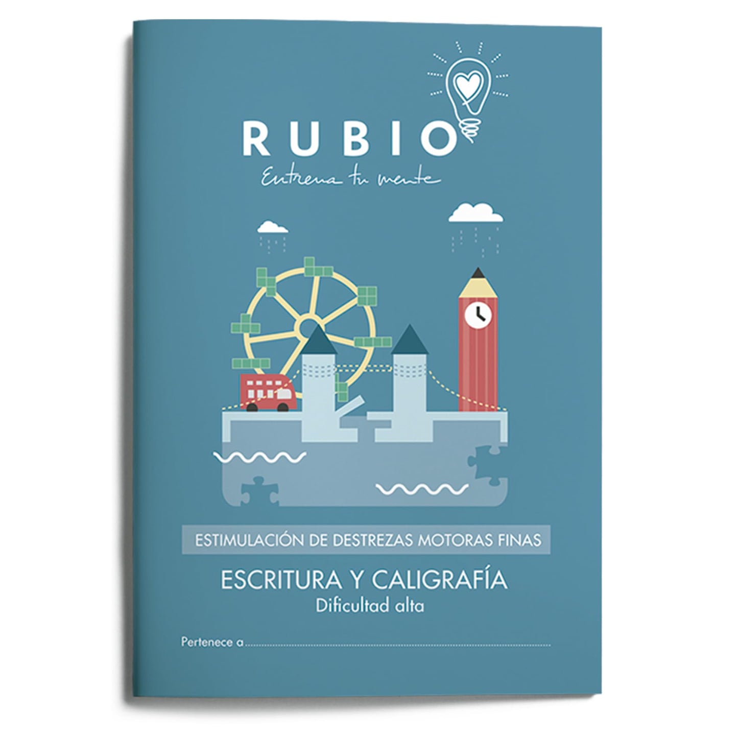 Escritura y caligrafía - Dificultad Alta | RUBIO | Estimulación de destrezas motoras finas (Estimulación de Destrezas Motoras Finas (Escritura y Caligrafía))