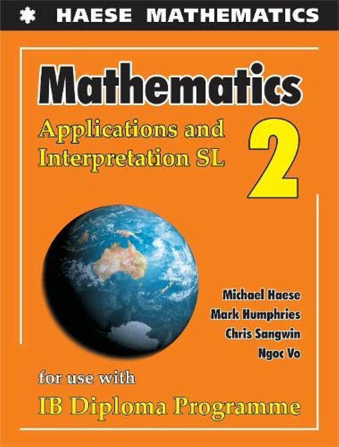 Libro: Mathematics Applications and Interpretations SL 2
