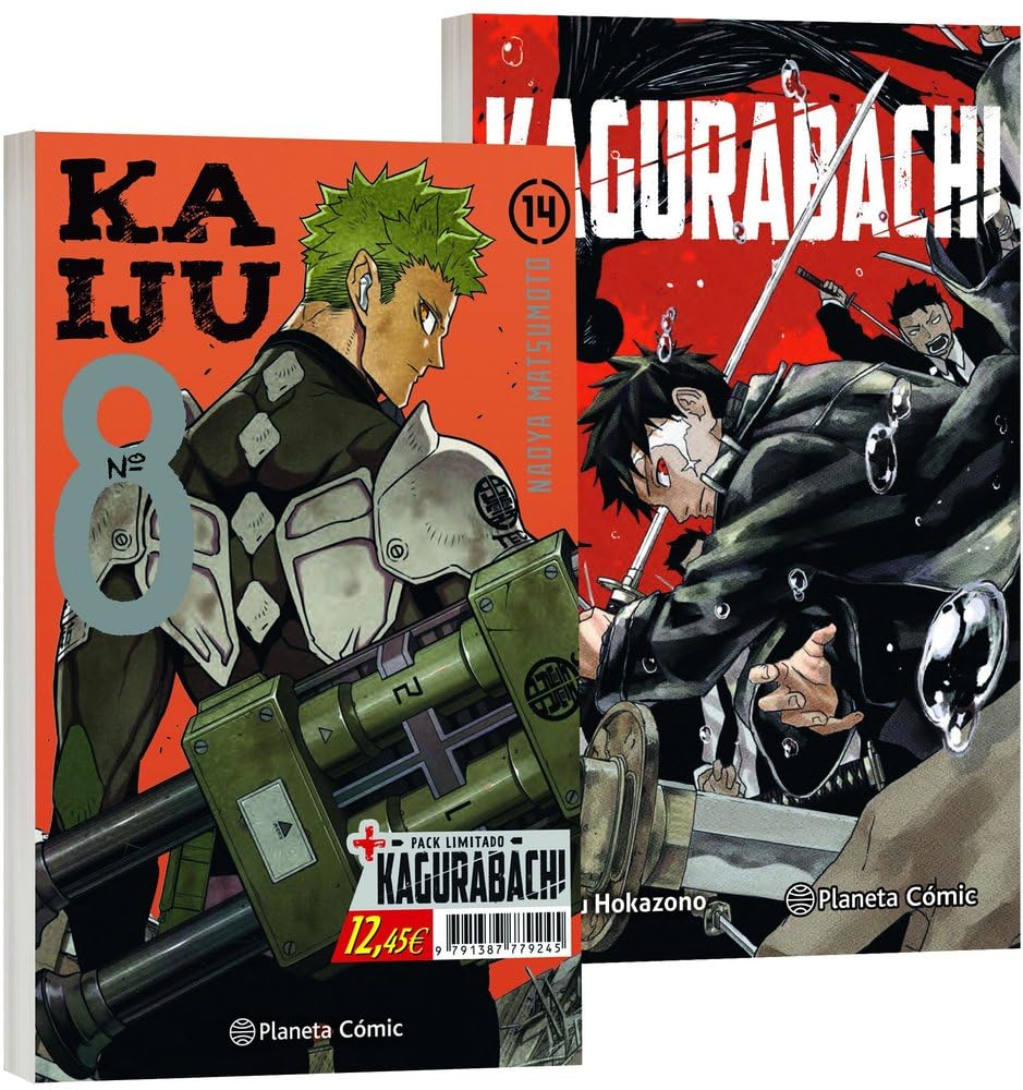 Libro: Kaiju 8 nº 14 + Kagurabachi nº 01 (Pack especial) (Manga Shonen)