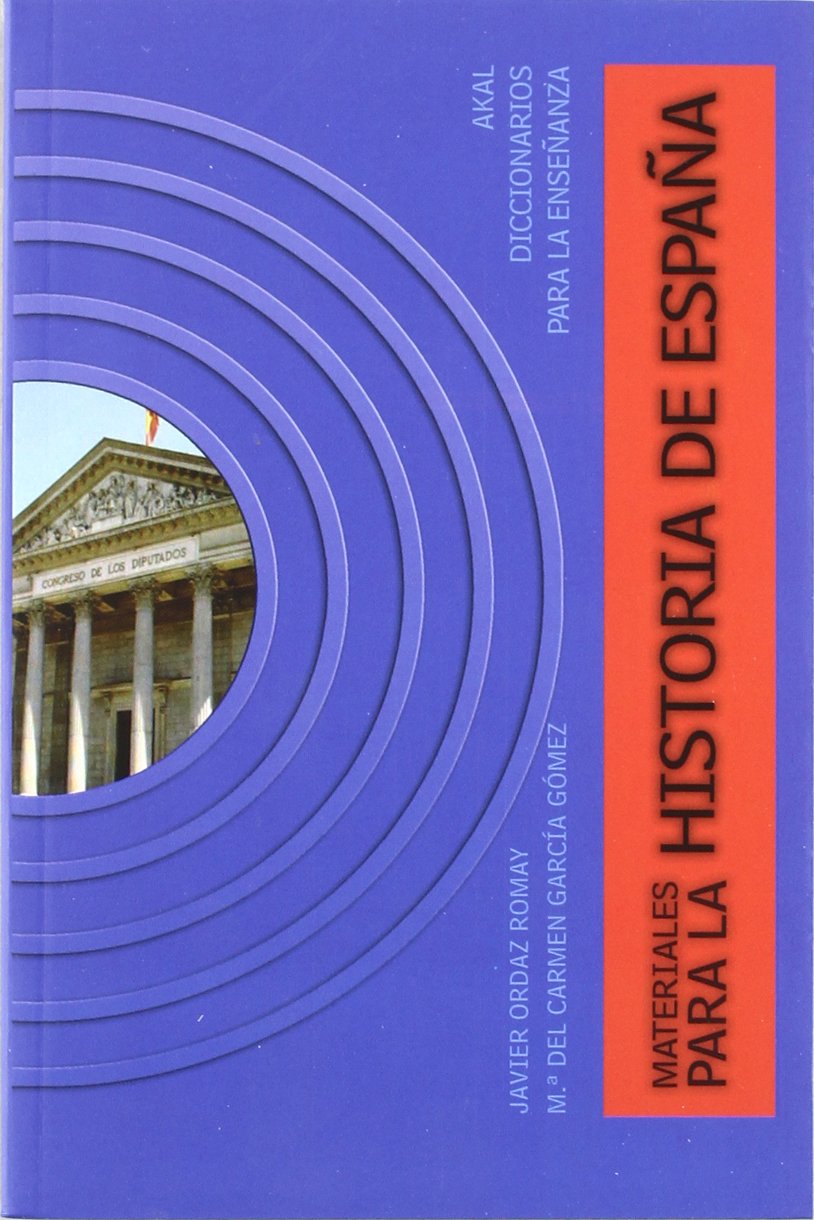 Libro: Materiales para la Historia de España