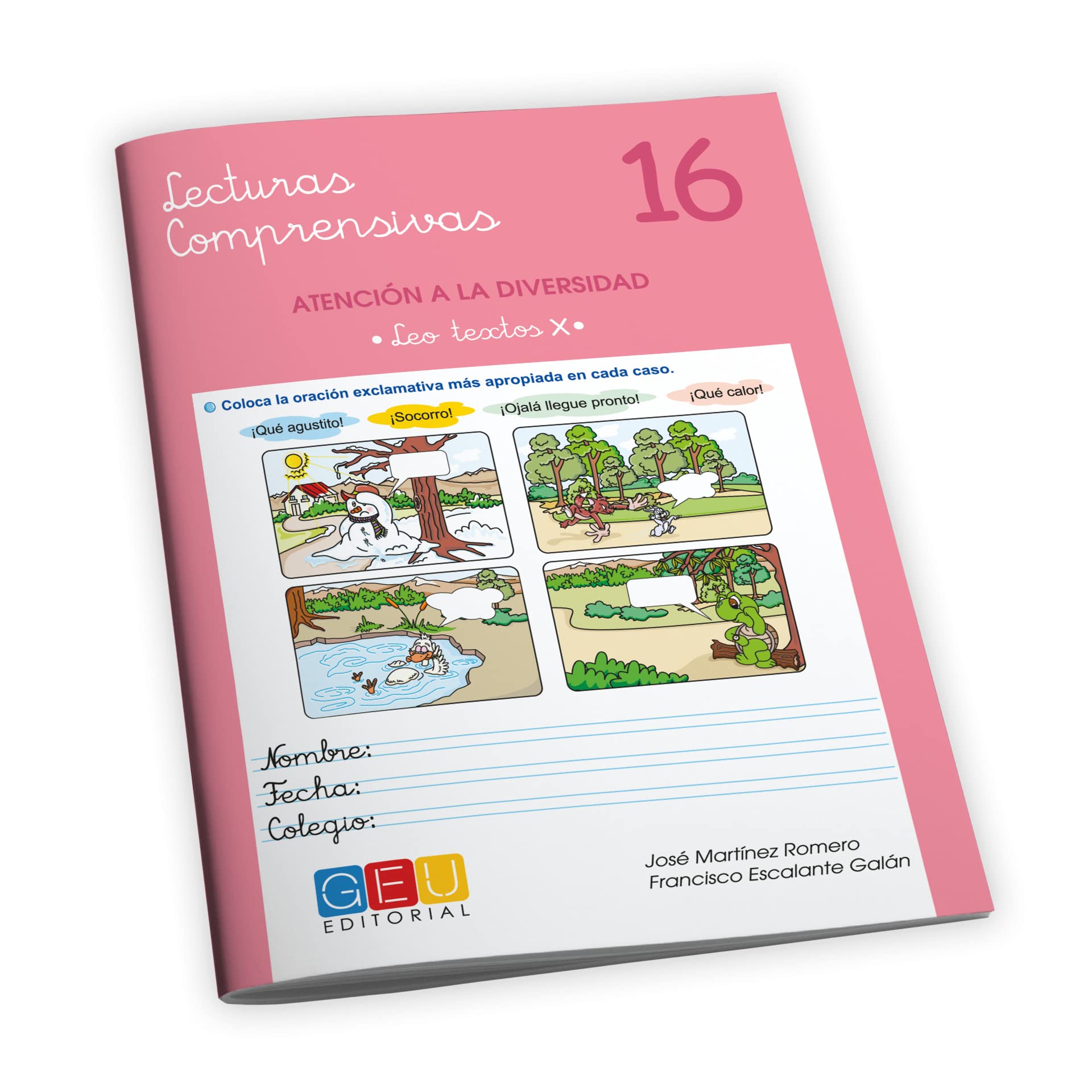 Comprension Lectora 5 Primaria | Lectura Comprensiva 5 Primaria | Mejorar la Comprensión Lectora - Editorial GEU | Lecturas Comprensivas 16 - Textos 10 | Pauta una raya