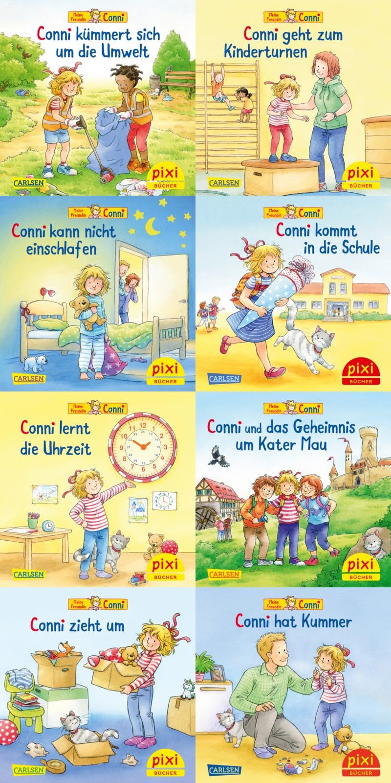 Libro: Pixi-8er-Set 300: Neue Abenteuer mit Conni (8x1 Exemplar)