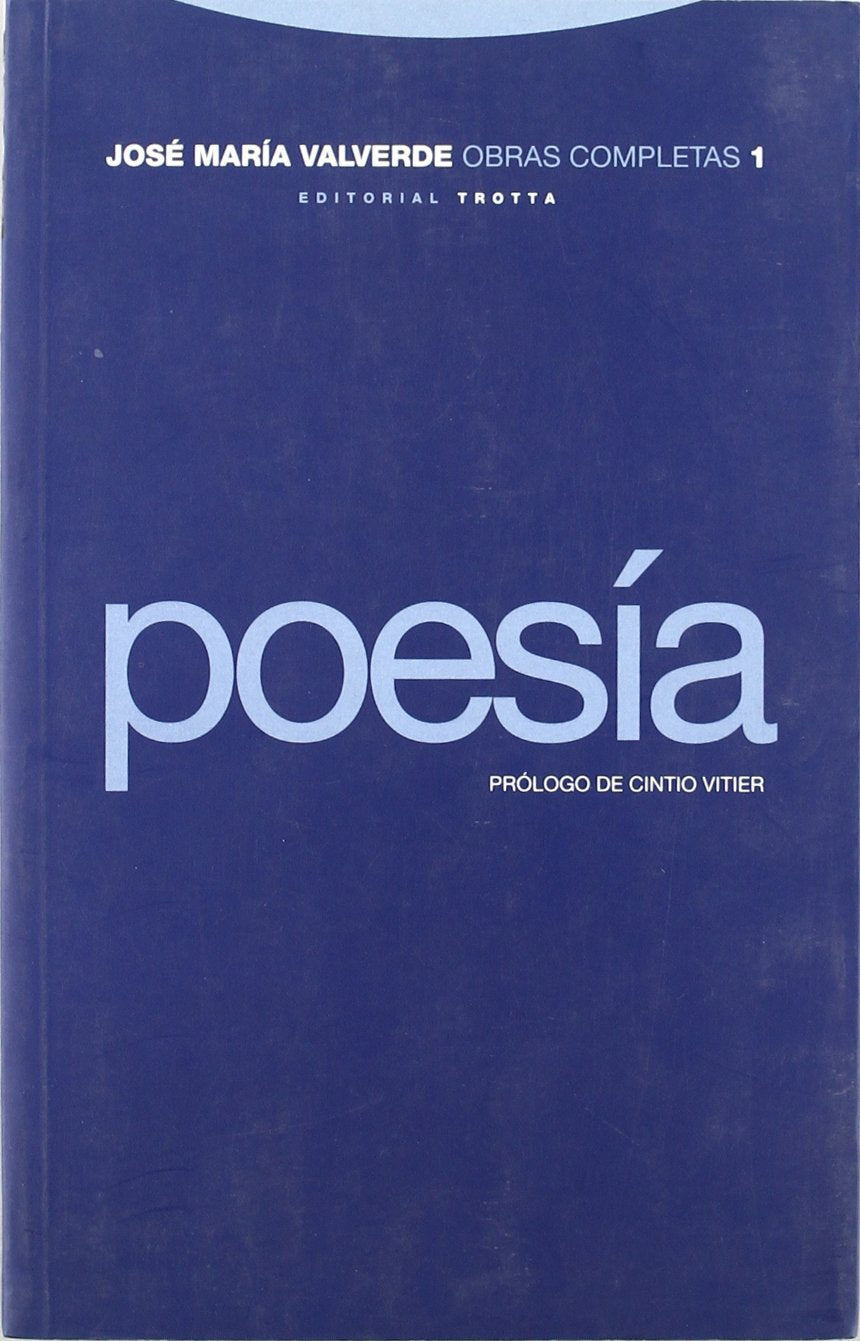 Libro: Obras Completas vol. 1: Poesía