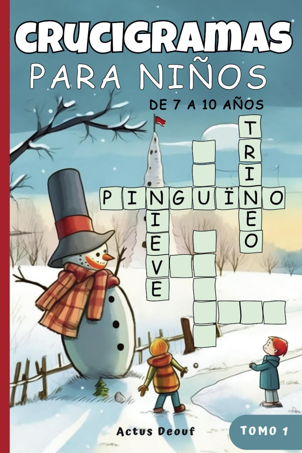 Libro: Crucigramas para niños de 7 a 10 años: Pasatiempos y Actividades Educativas para Aprender y Divertirse
