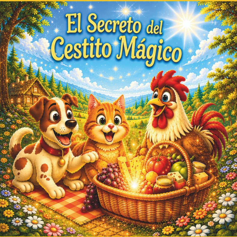 Libro: El secreto del cestito mágico: Un cuento de valores sobre la amistad, los animales y el cariño de una abuela (Spanish Edition)