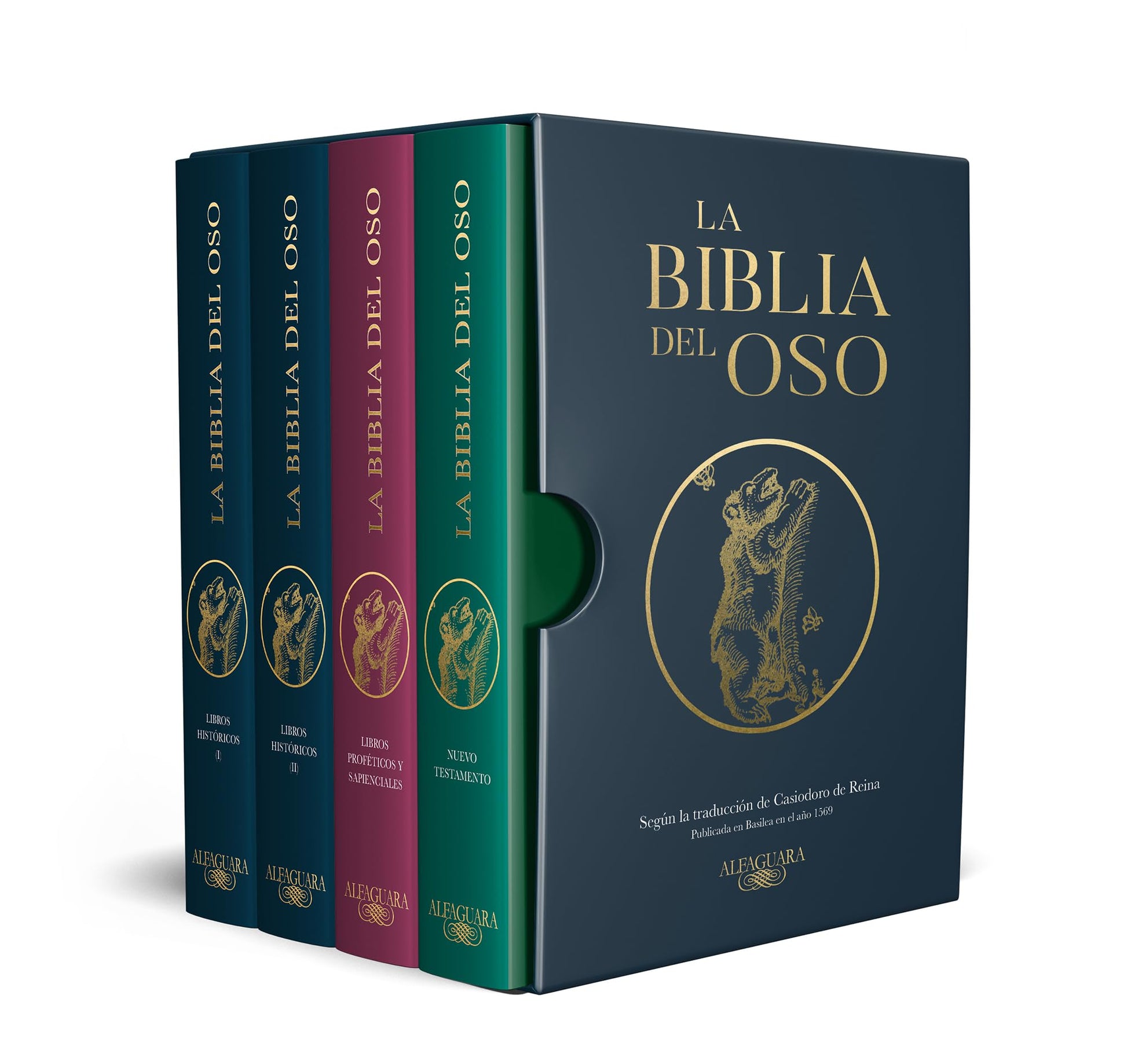 Libro: La Biblia del Oso (Libros históricos I | Libros históricos II | Libros proféticos y sapienciales | Nuevo testamento): Según la traducción de Casiodoro ... en Basilea en el año 1569 (Hispánica)