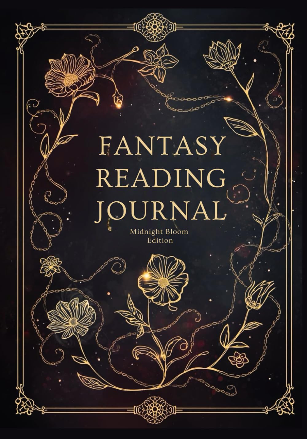 Libro: Fantasy Reading Journal: Midnight Bloom Edition (Spanish Edition)