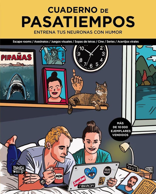 Cuaderno de pasatiempos. Entrena tus neuronas con humor (Libros singulares)