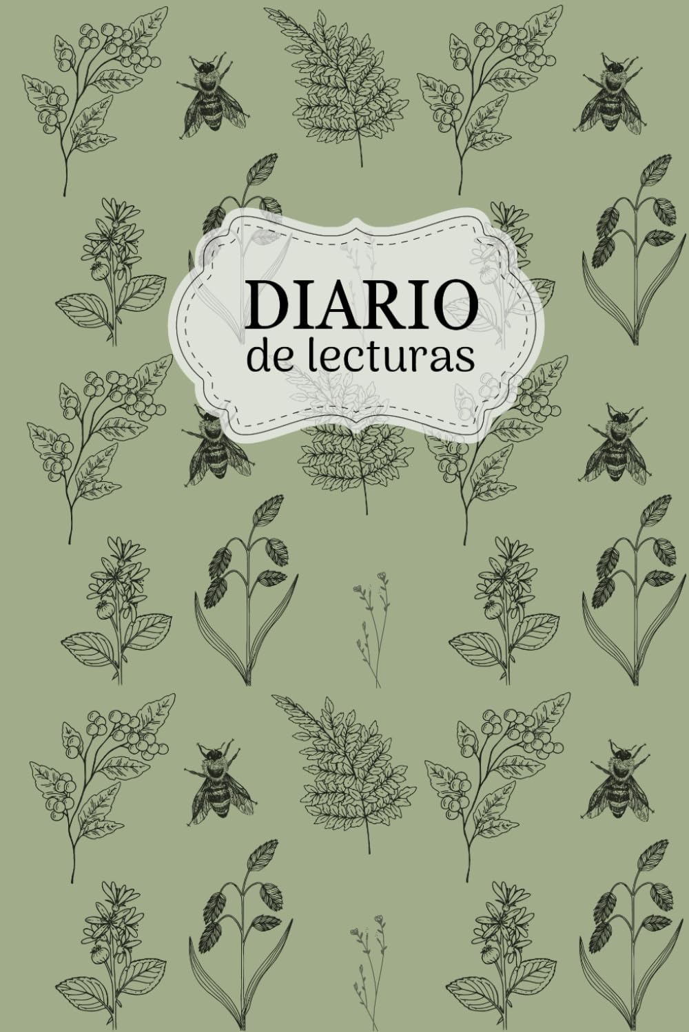 Libro: Diario de lecturas: Cuaderno de lecturas inspirado en las plantas silvestres (hasta 100 libros) (Spanish Edition)