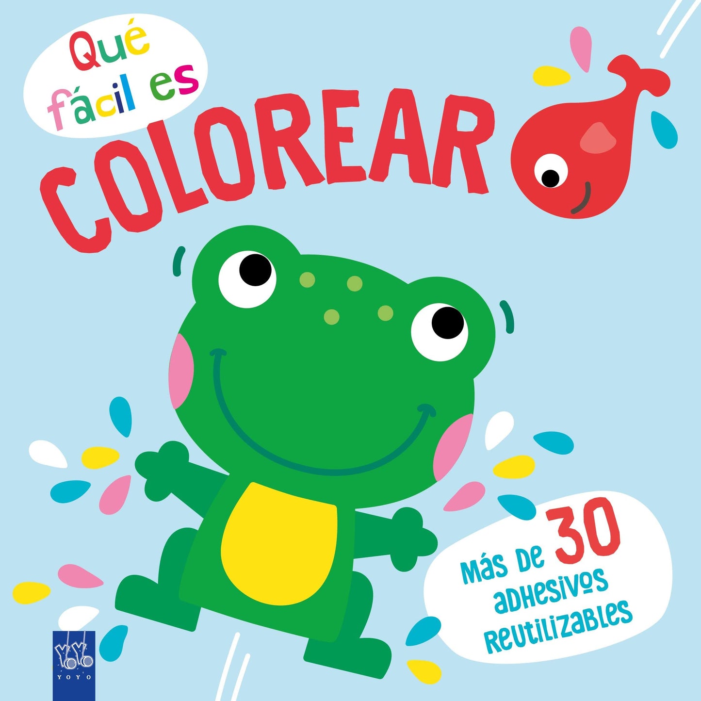 Libro: Qué fácil es colorear. Rana