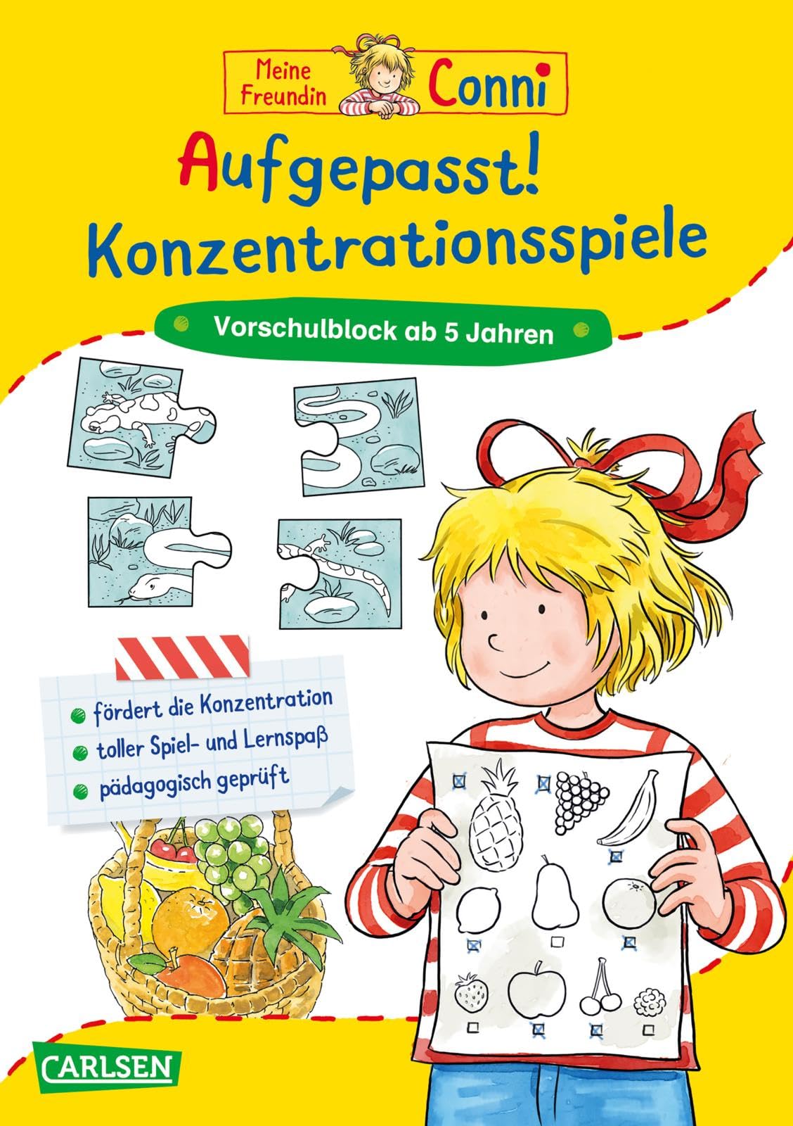 Libro: Aufgepasst! Konzentrationsspiele: Vorschulblock ab 5 Jahren