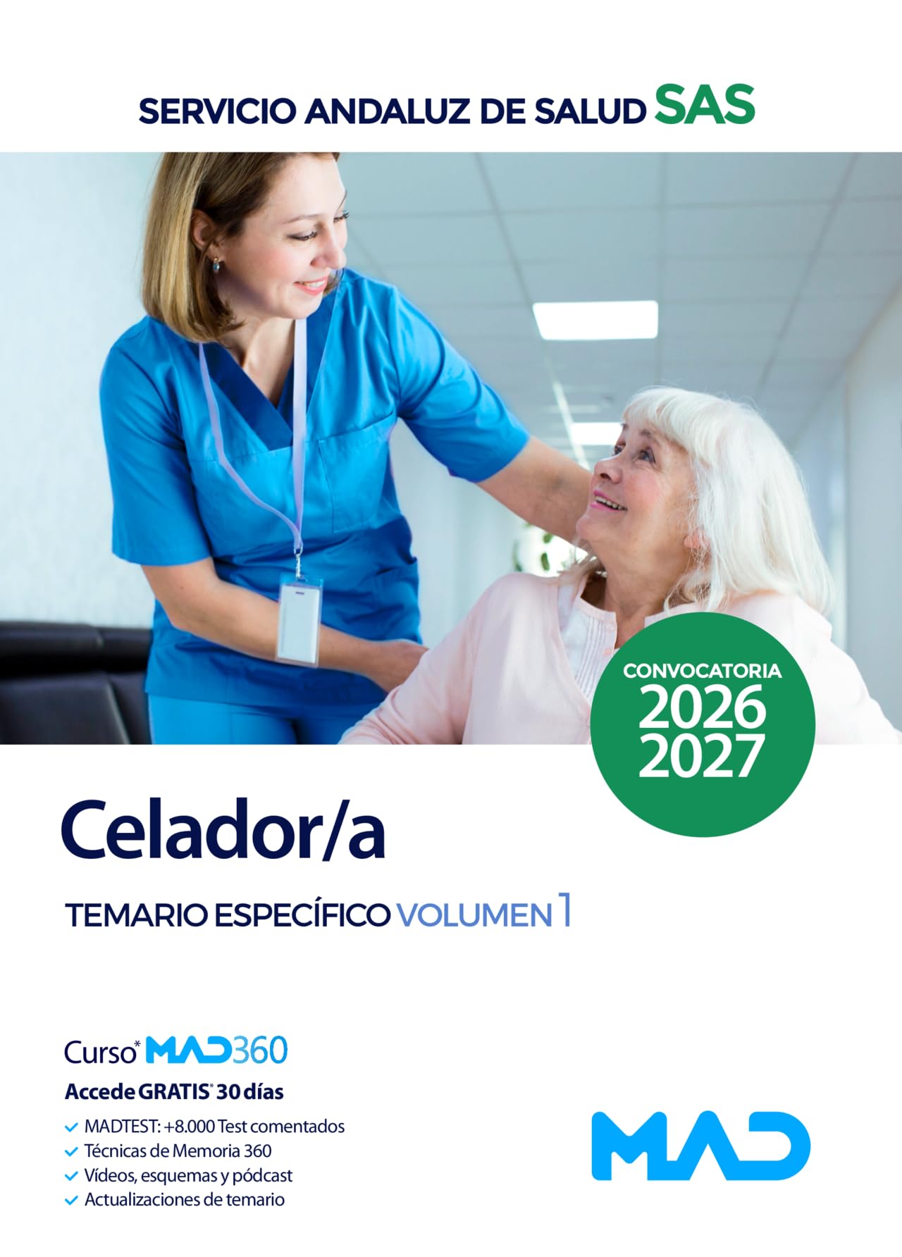 Libro: CELADOR/A TEMARIO ESPECIFICO 1 SERVICIO ANDALUZ DE SALUD SAS