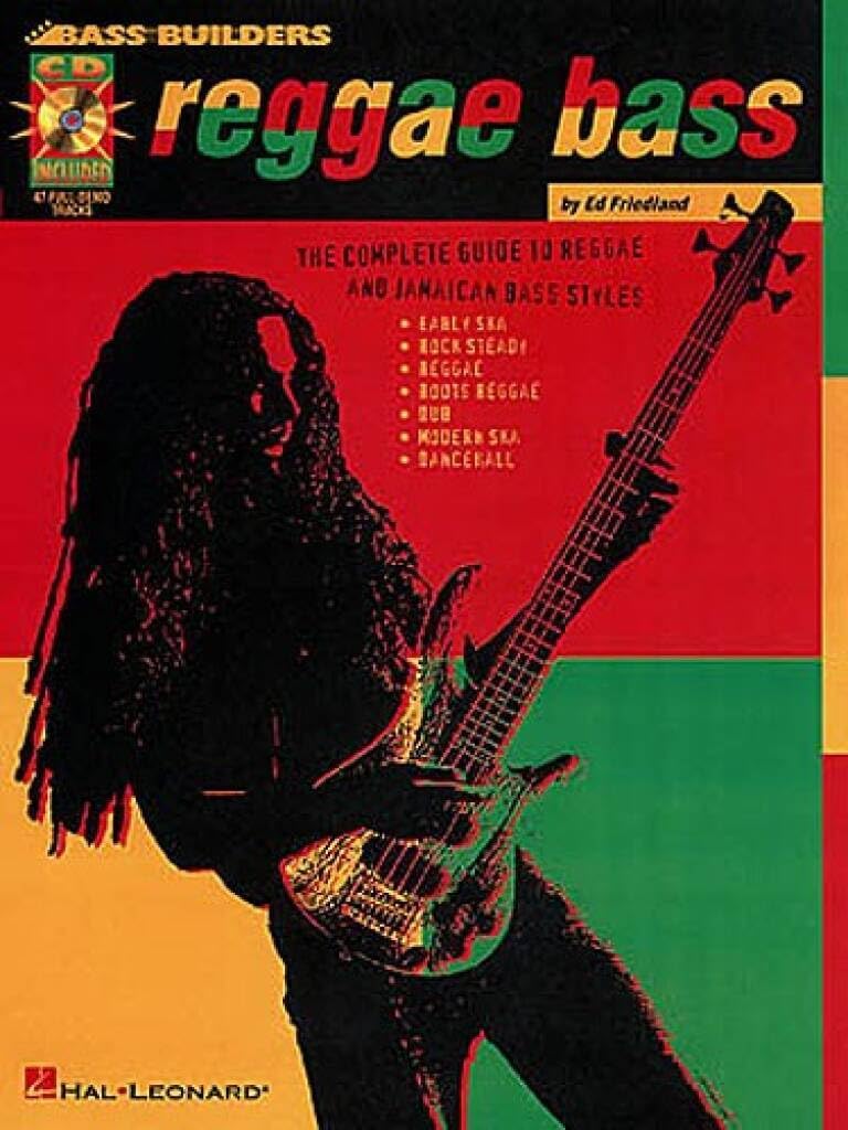 Libro: Reggae Bass Book | Complete Guide to Jamaican Bass Styles Songbook | 47 Demo Tracks with Bass Tab and Standard Notation | Ska, Rock Steady, Roots Reggae, Dub etc. | Bass Builders Series Sheet Music