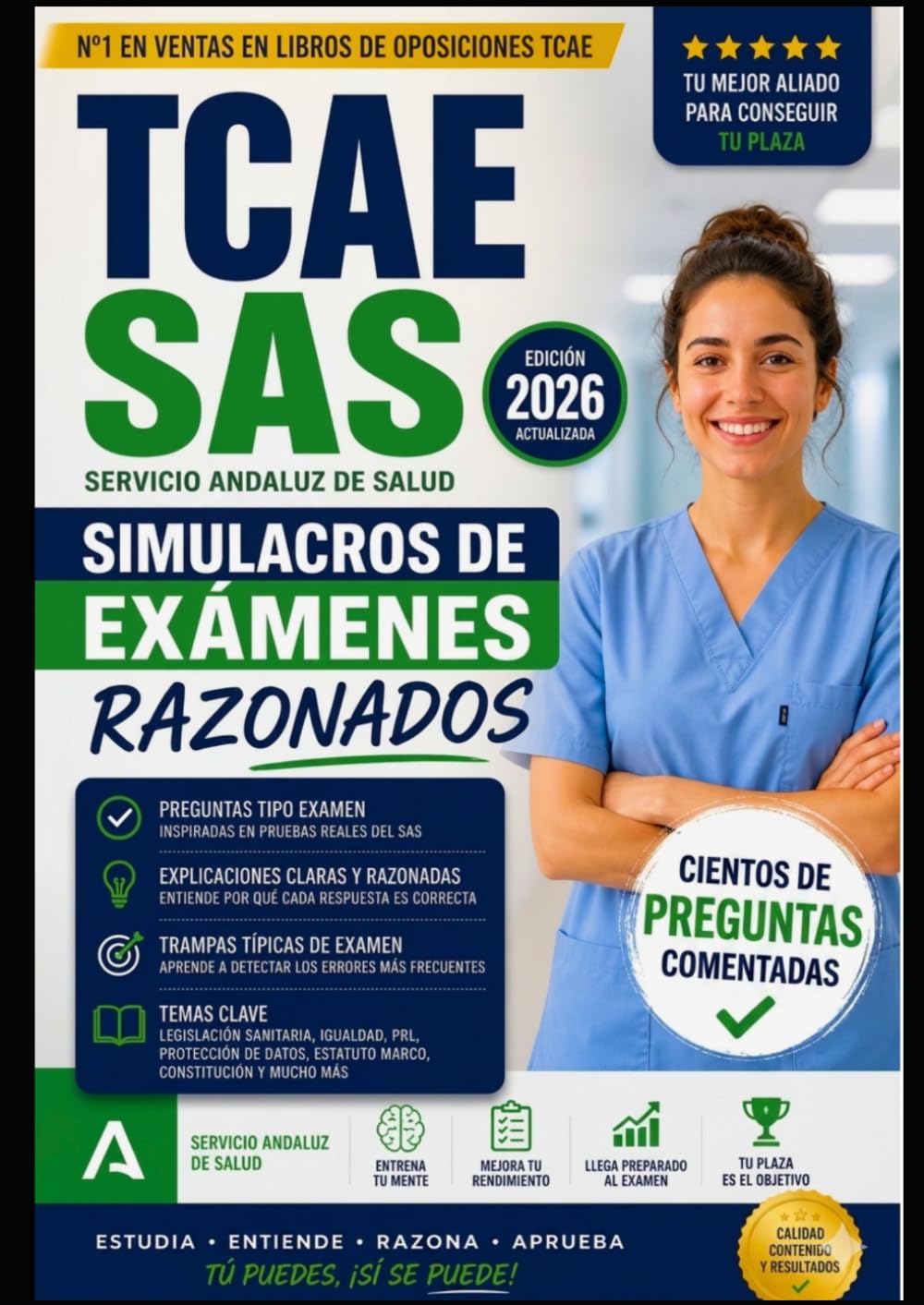 TCAE SAS: Simulacros de examen