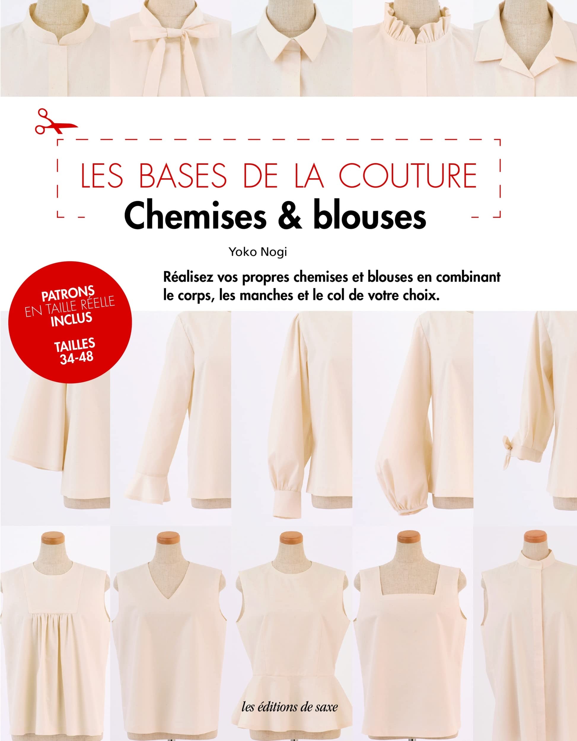 Libro: Les bases de la couture - Chemises & blouses