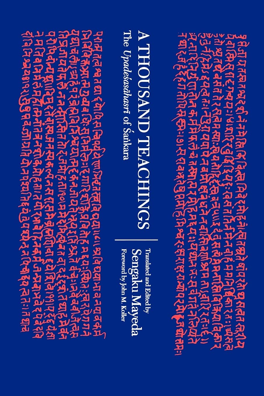Libro: A Thousand Teachings: The Upadesasahasri of Sankara