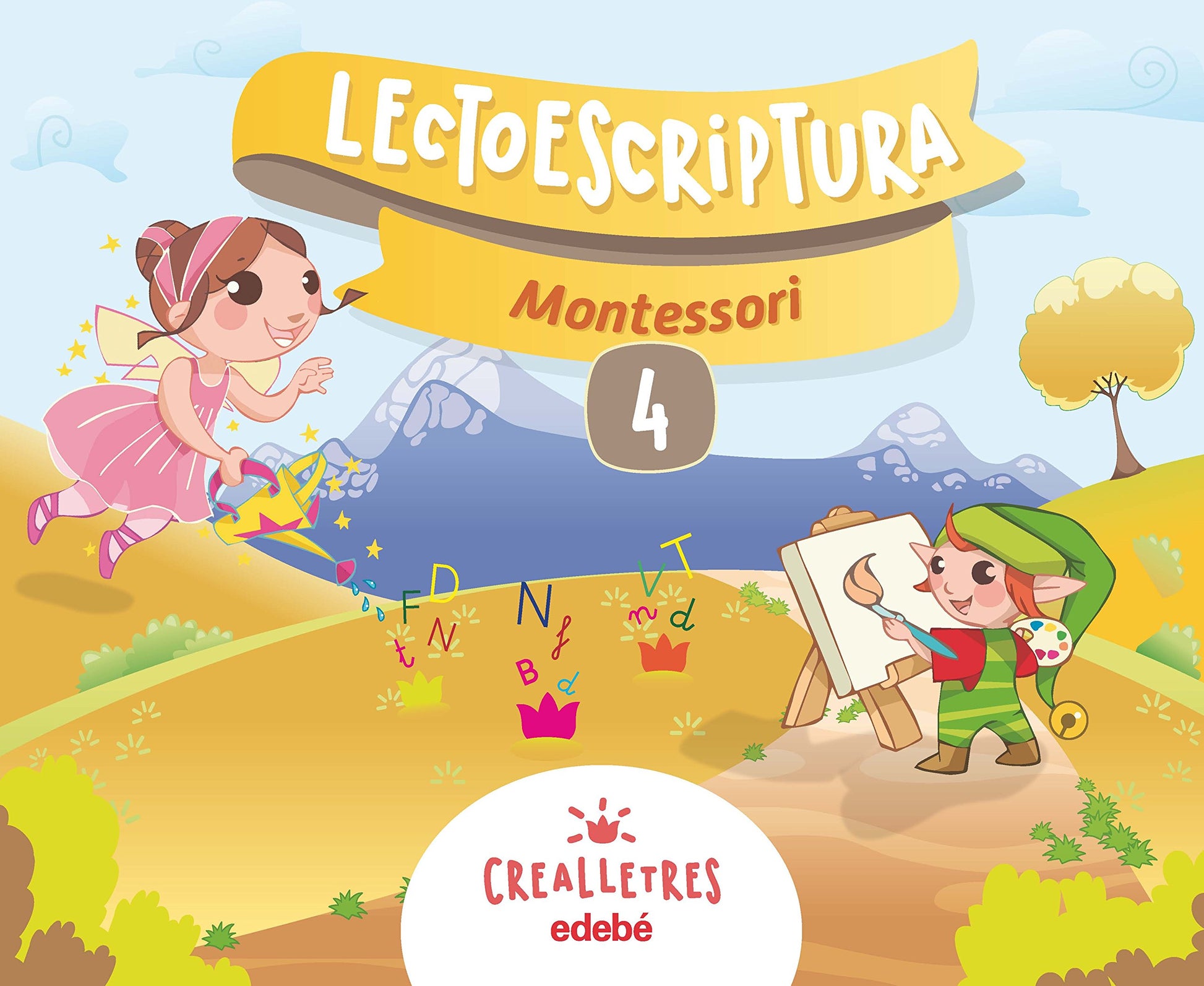 Libro: CREALLETRES LECTOESCRIPTURA 4 MONTESSORI
