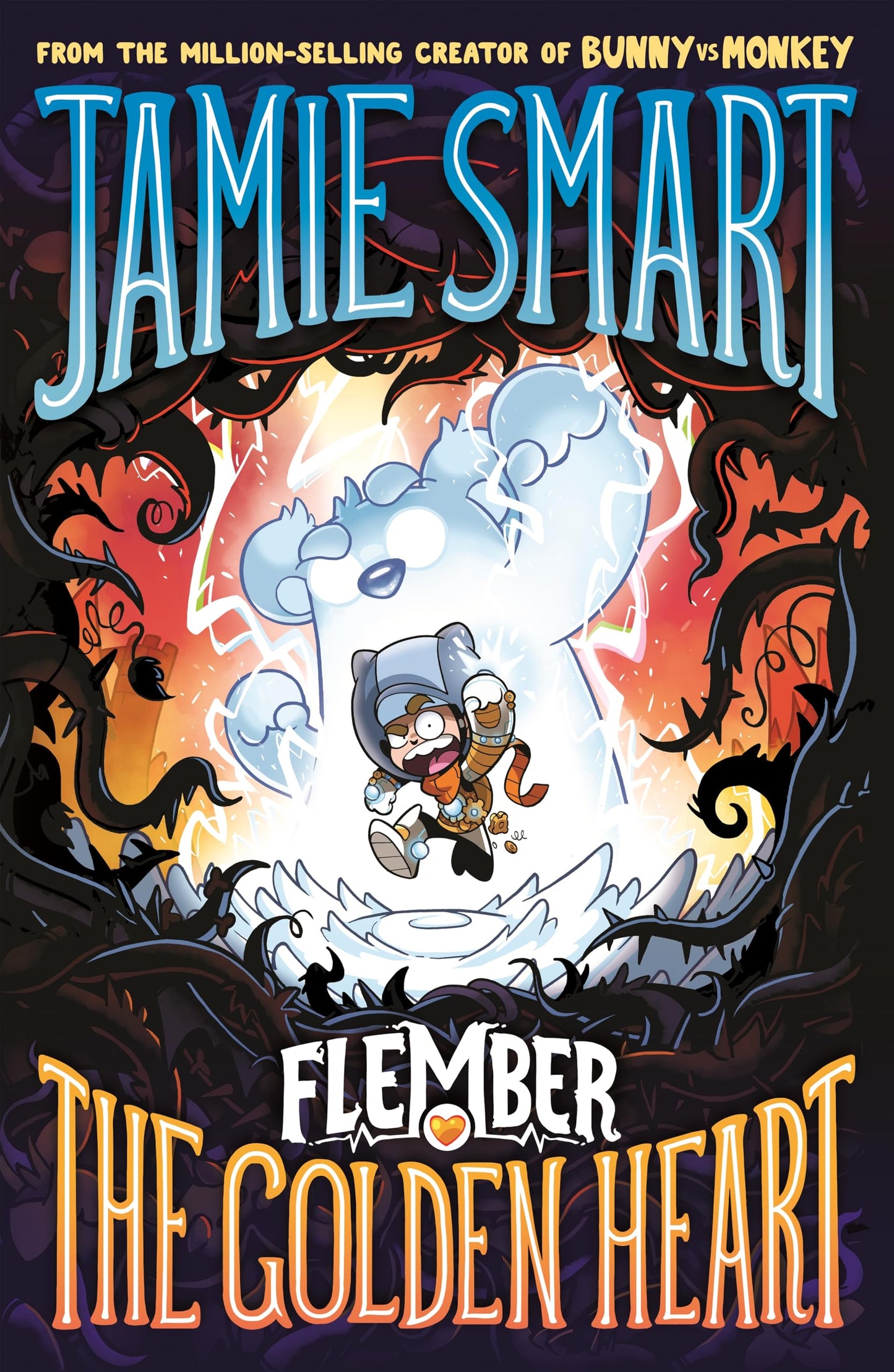 Libro: Flember 5: The Golden Heart (from the multi-million-selling creative genius Jamie Smart)