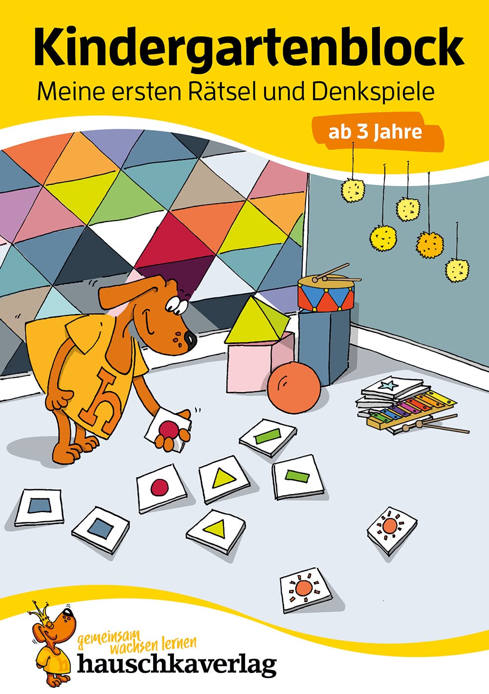 Libro: Kindergartenblock ab 3 Jahre - Meine ersten Rätsel und Denkspiele: Bunter Rätselblock ab 3 Jahre, Beschäftigung für Kinder: 616