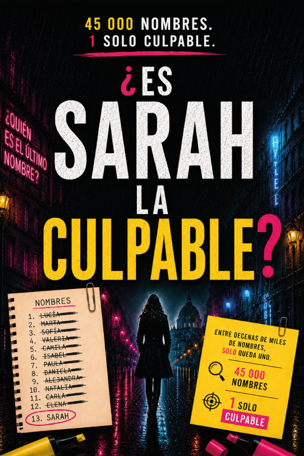 ¿Es Sarah La Culpable?: 45 000 nombres. 1 solo culpable.