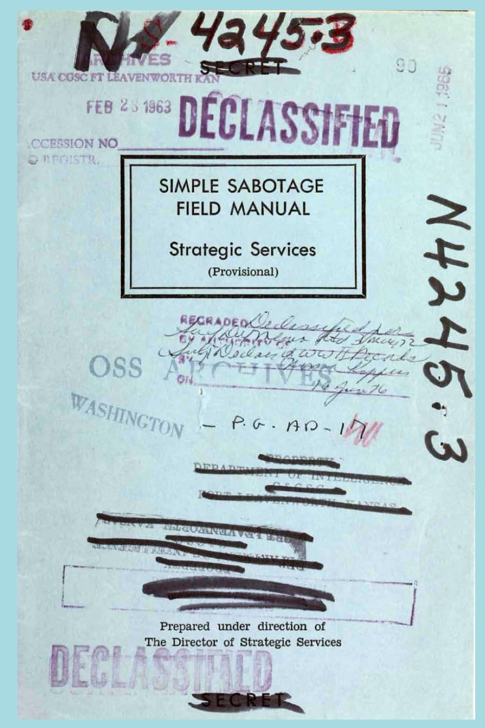 Libro: Simple Sabotage Field Manual
