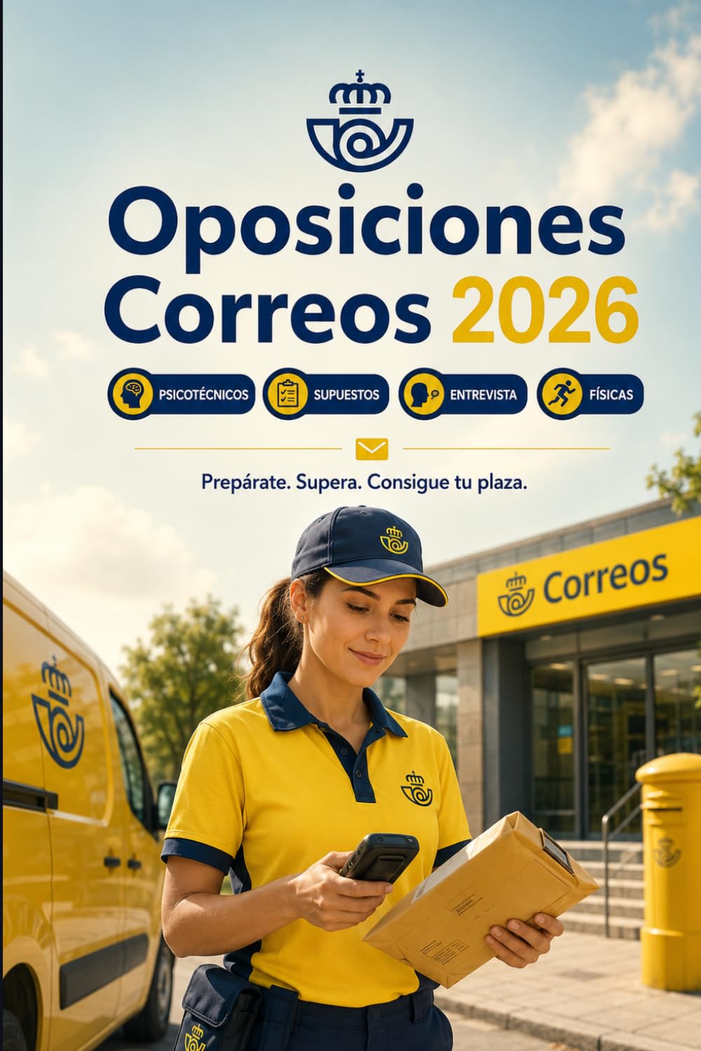 Libro: Oposiciones Correos 2026: Productos, servicios, reparto, paquetería, atención al cliente, procesos operativos, test y simulacros corregidos