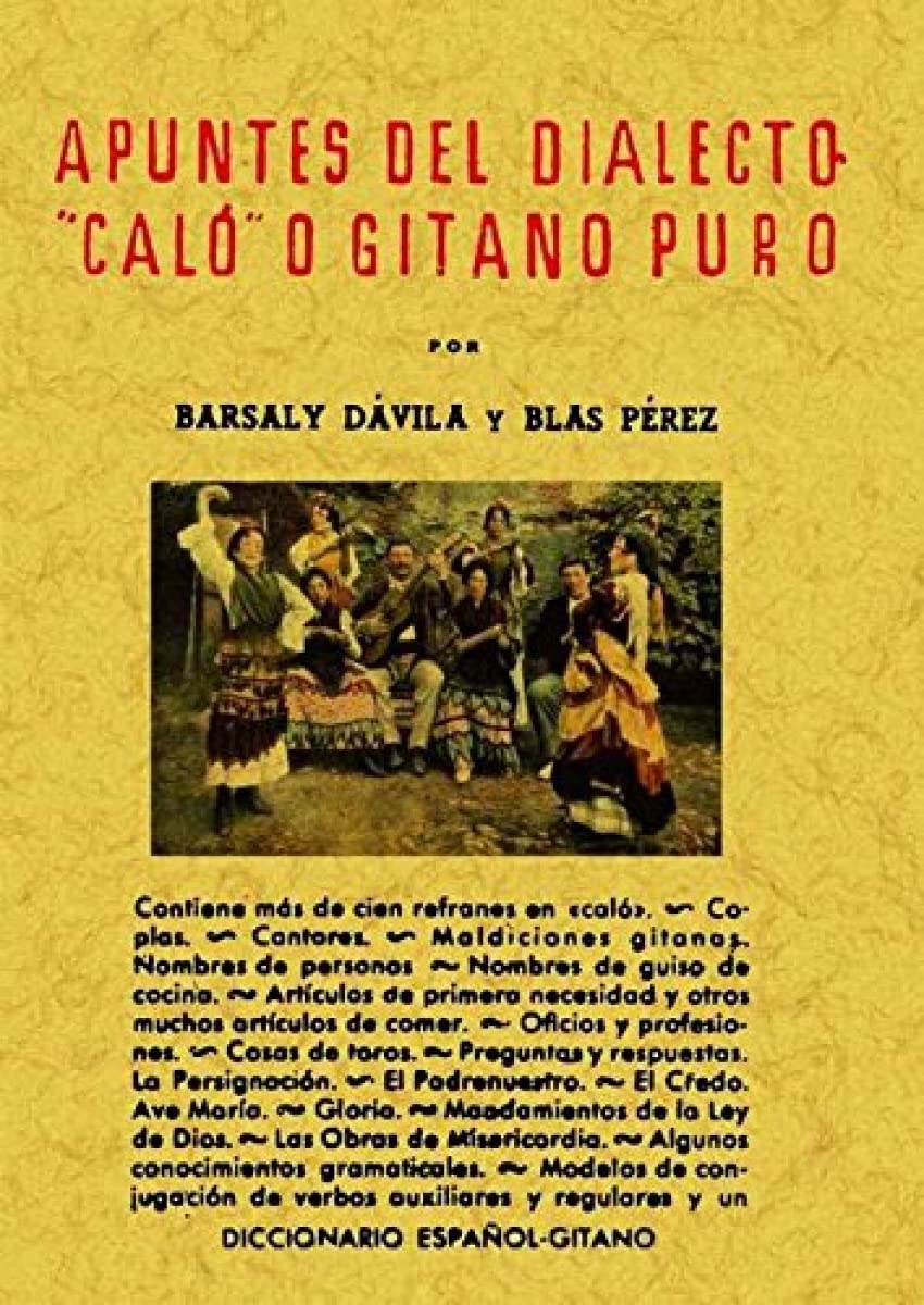 Libro: Apuntes del dialecto caló