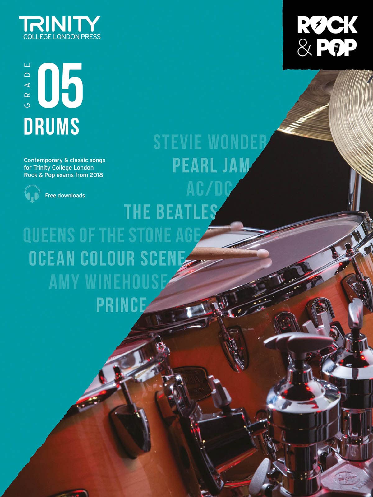 Libro: Trinity College London Rock & Pop 2018 Drums Grade 5 (Trinity Rock & Pop)