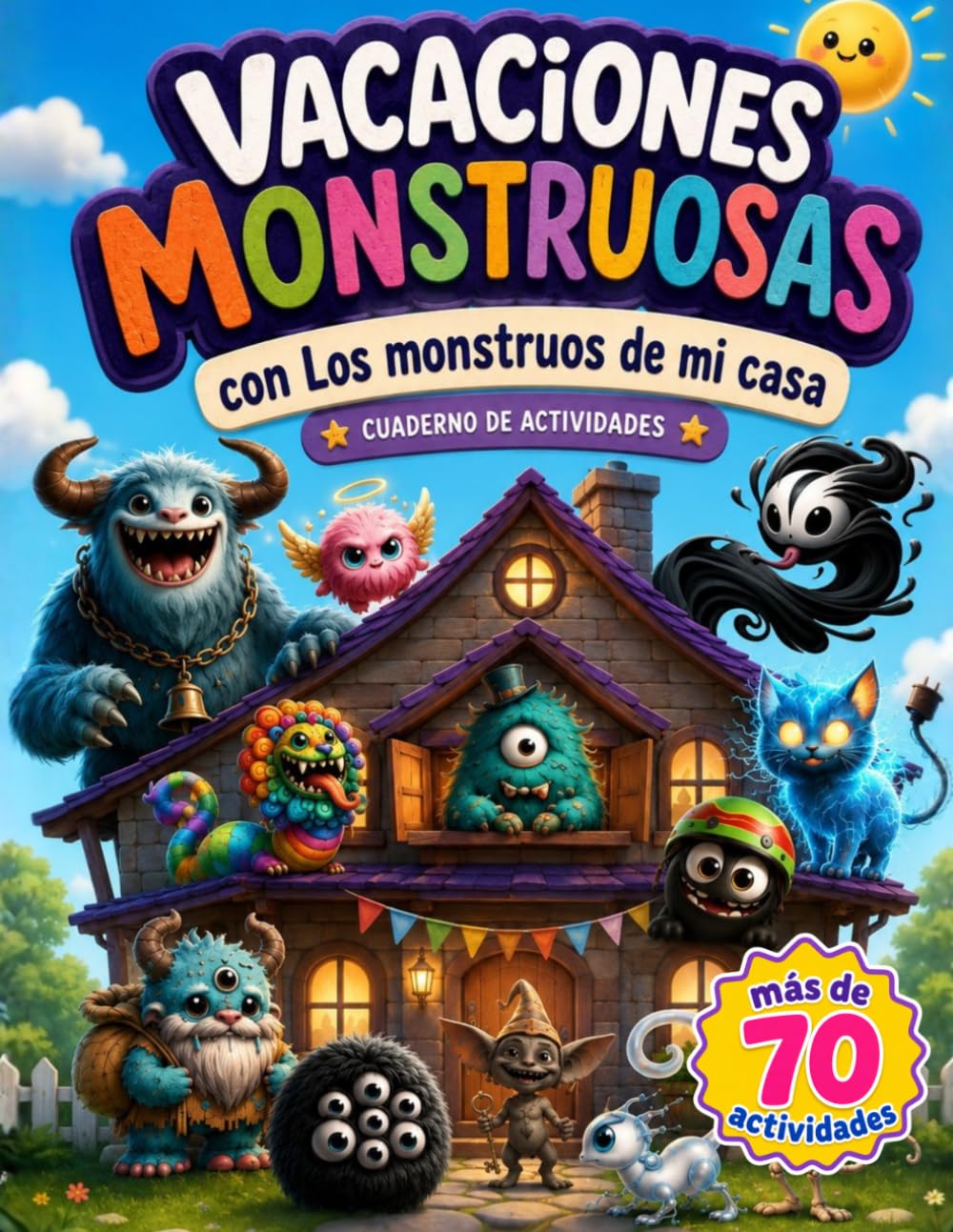 Libro: Vacaciones monstruosas con Los monstruos de mi casa: Libro de actividades