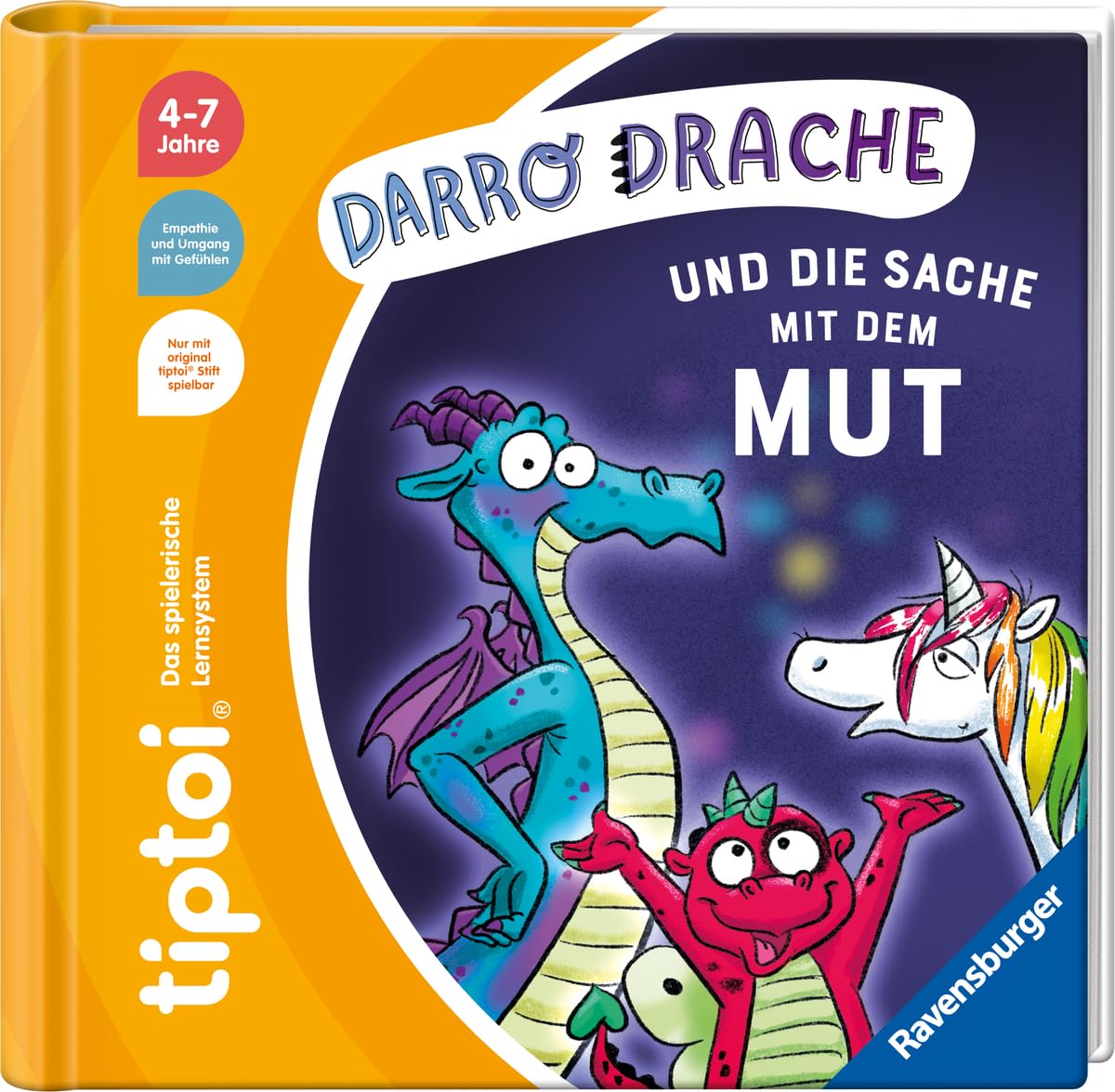 Libro: tiptoi® Bildergeschichten über den Umgang mit Gefühlen - Darro Drache und die Sache mit dem Mut