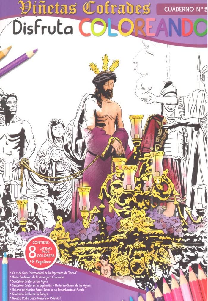 Libro: Disfruta coloreando Viñetas Cofrades 2