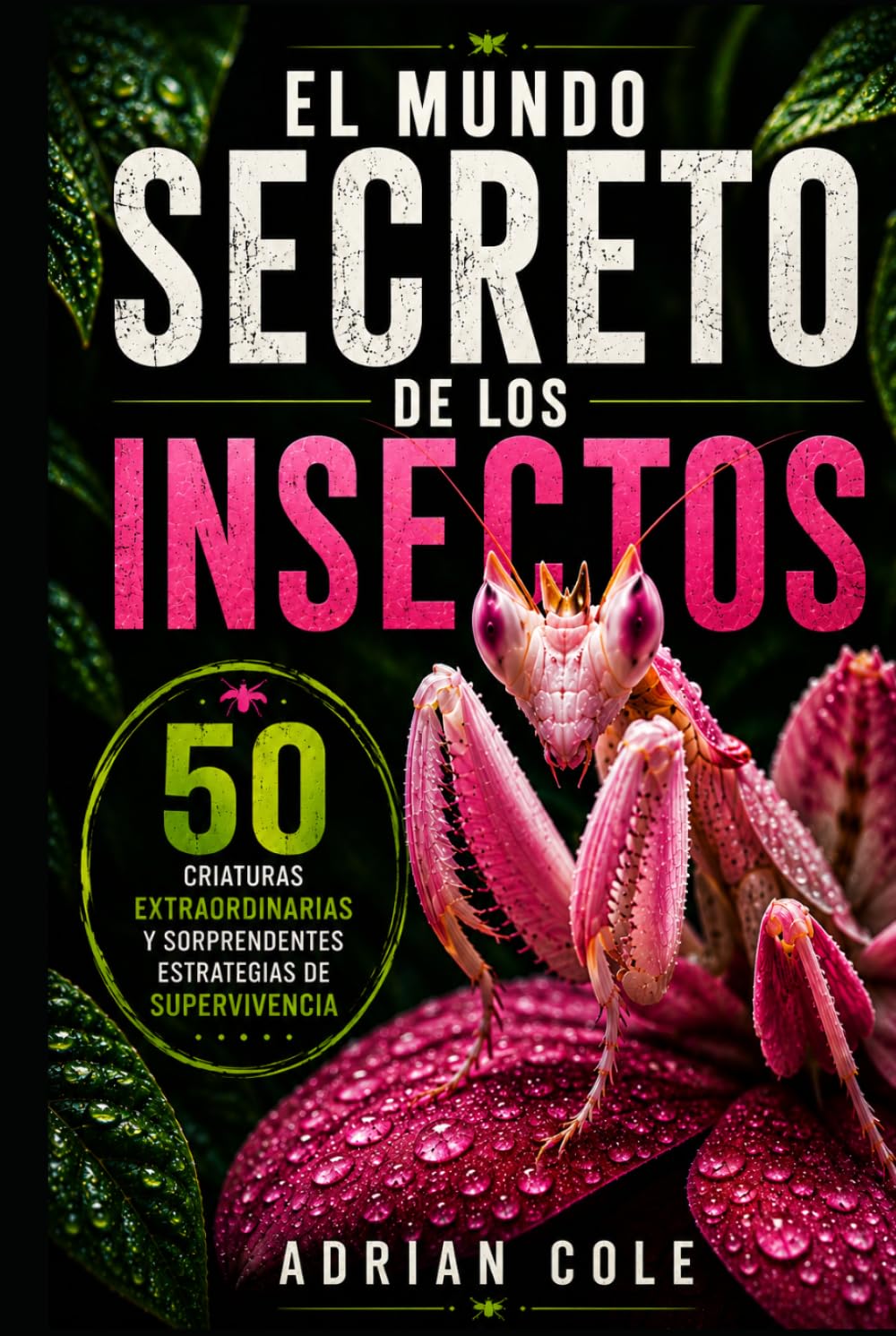 Libro: EL MUNDO SECRETO DE LOS INSECTOS: 50 criaturas extraordinarias y sorprendentes estrategias de supervivencia (Secretos de la naturaleza)