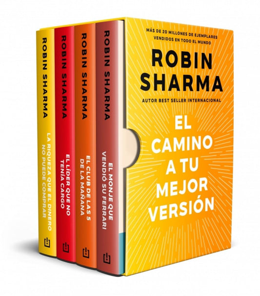El camino a tu mejor versión: Edición estuche con: La riqueza que el dinero no puede comprar | El líder que no tenía cargo | El club de las 5 de la ... El monje que vendió su Ferrari (Best Seller)
