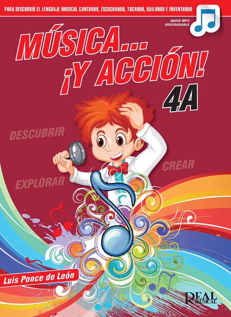 Libro: PONCE DE LEON L. - Musica ¡Y accion! 4A (Audio MP3 Descargable)