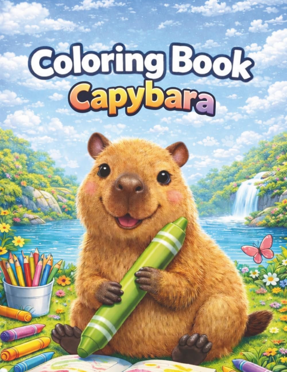 Libro: CAPYBARA: COLORING BOOK