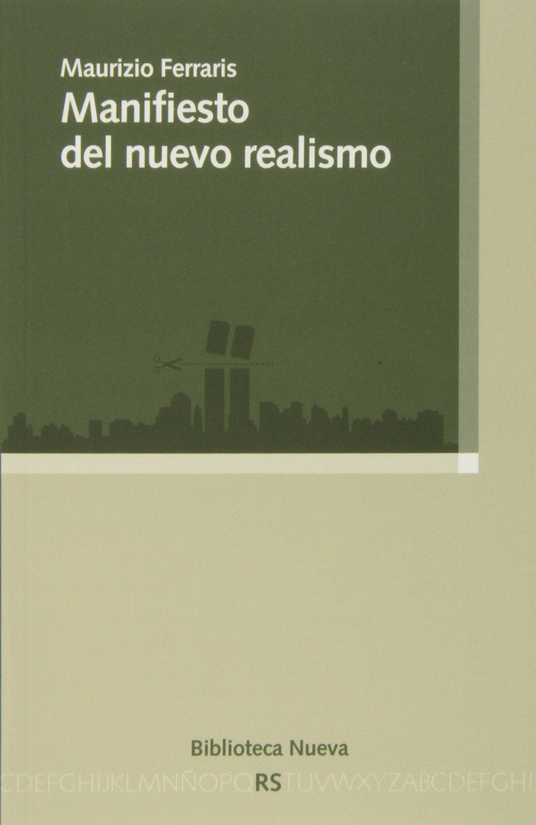 Libro: Manifiesto del nuevo realismo
