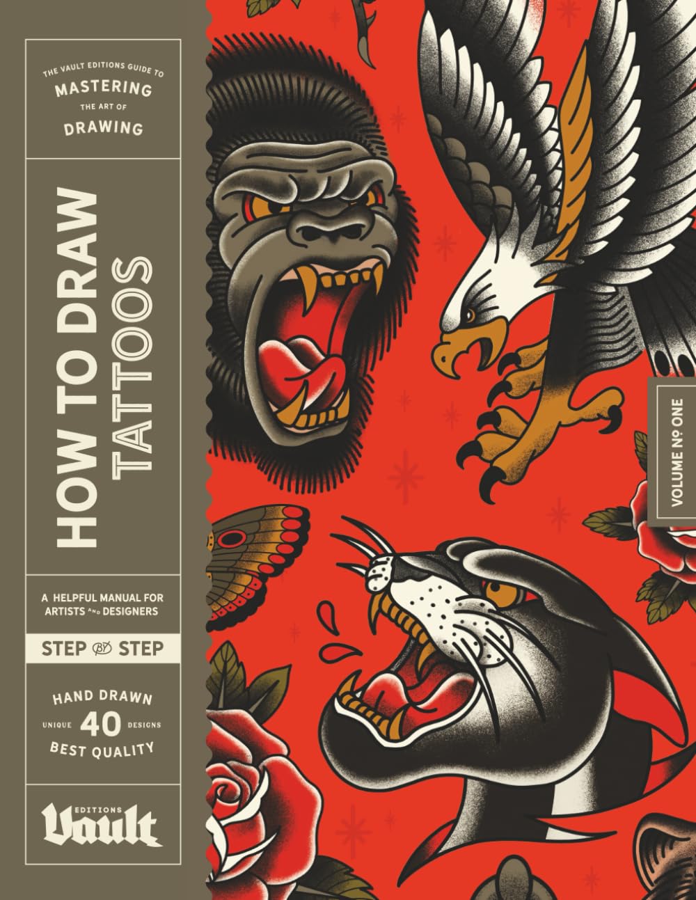 Libro: How to Draw Tattoos: A Step-By-Step Guide to Drawing Traditional Tattoo Designs for Beginners and Experienced Artists (How to Draw series by Vault Editions)