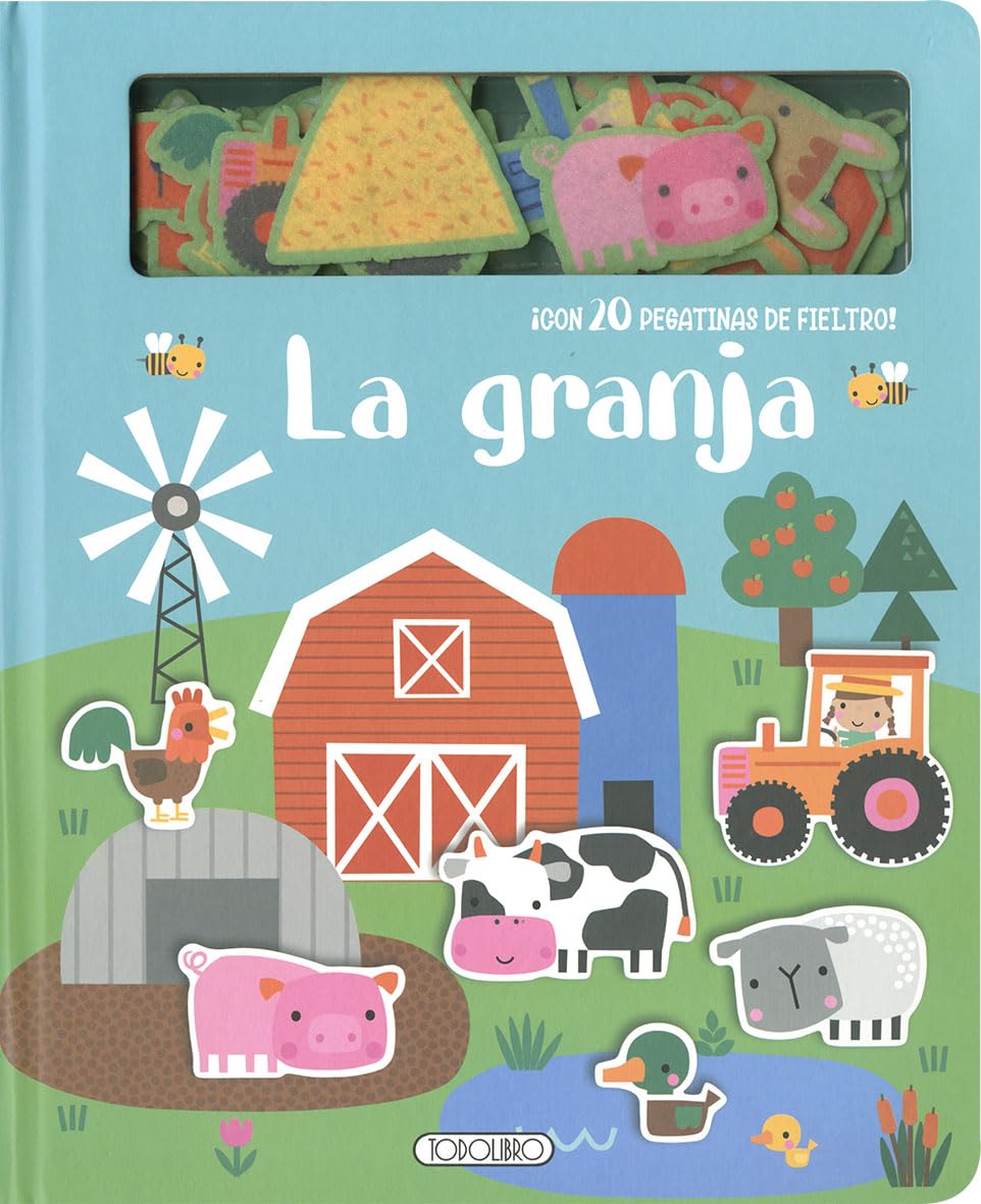 Libro: La granja (Pegatinas de fieltro)