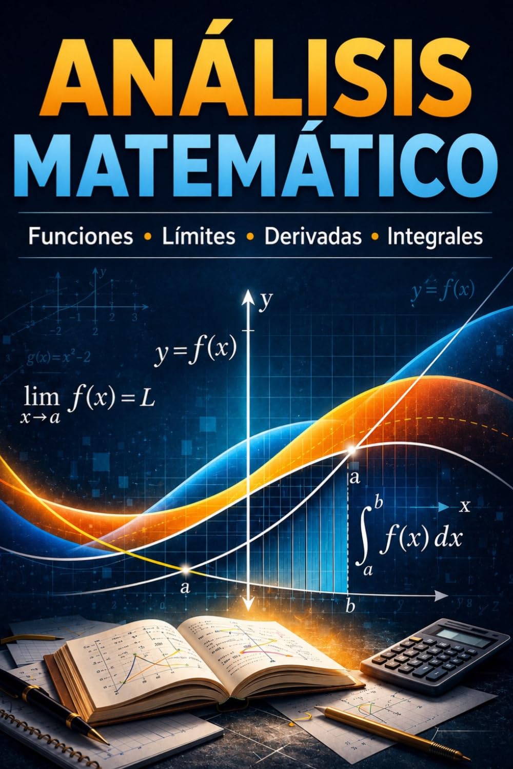 Libro: Análisis matemático: funciones, límites, derivadas e integrales explicados de forma sencilla para estudiantes de secundaria