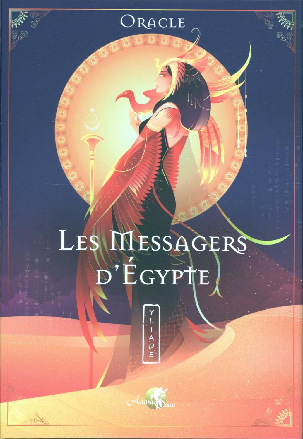 Libro: Les Messagers d'Egypte: Avec un oracle de 42 cartes et une boîte cloche