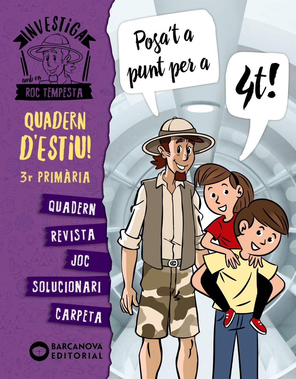Libro: Investiga amb Roc Tempesta 3r. Posa't a punt per a 4t