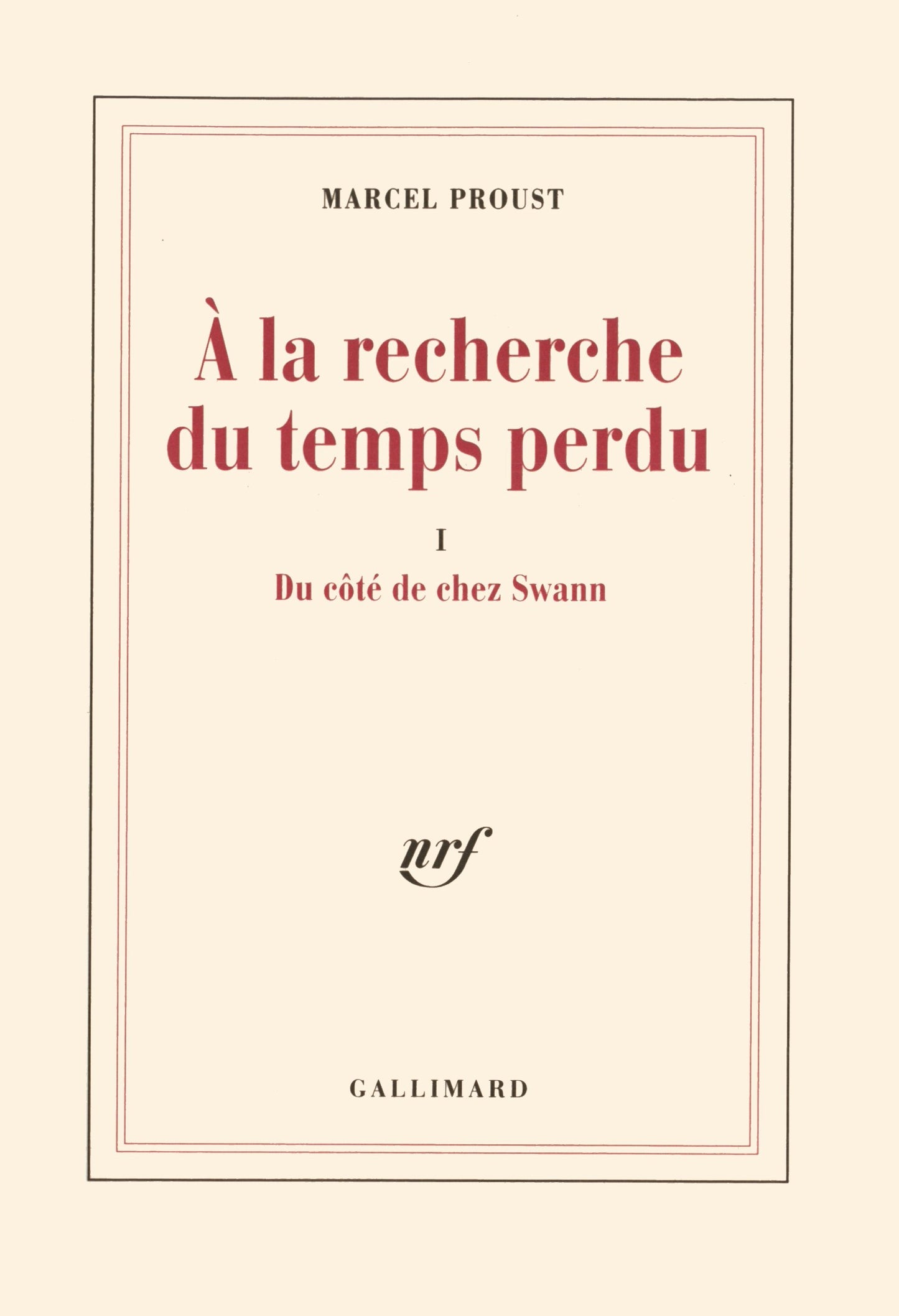 Libro: Du côté de chez Swann