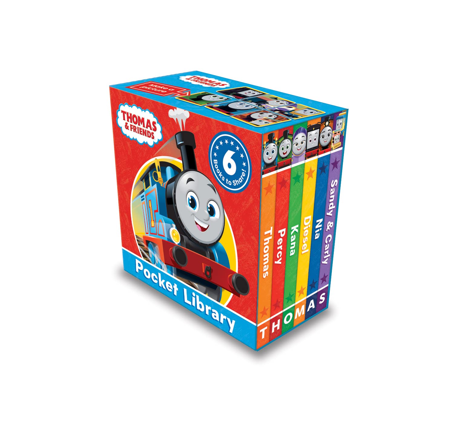 Libro: Thomas & Friends: Pocket Library: Six Pocket-Sized Illustrated Story Board Books in a Handy Slipcase - Perfect to Entertain Young Train Fans When Out And About