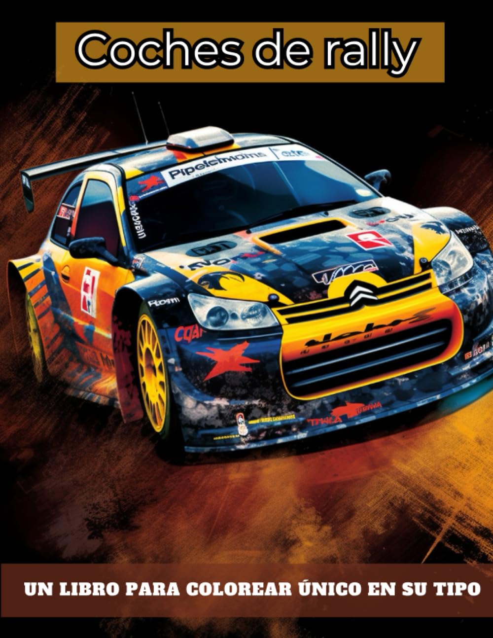 Libro: Coches de Rally para Colorear: 30 ilustraciones de coches de carrera para edades de 8 años a adultos (Libros para colorear de coches) (Spanish Edition)