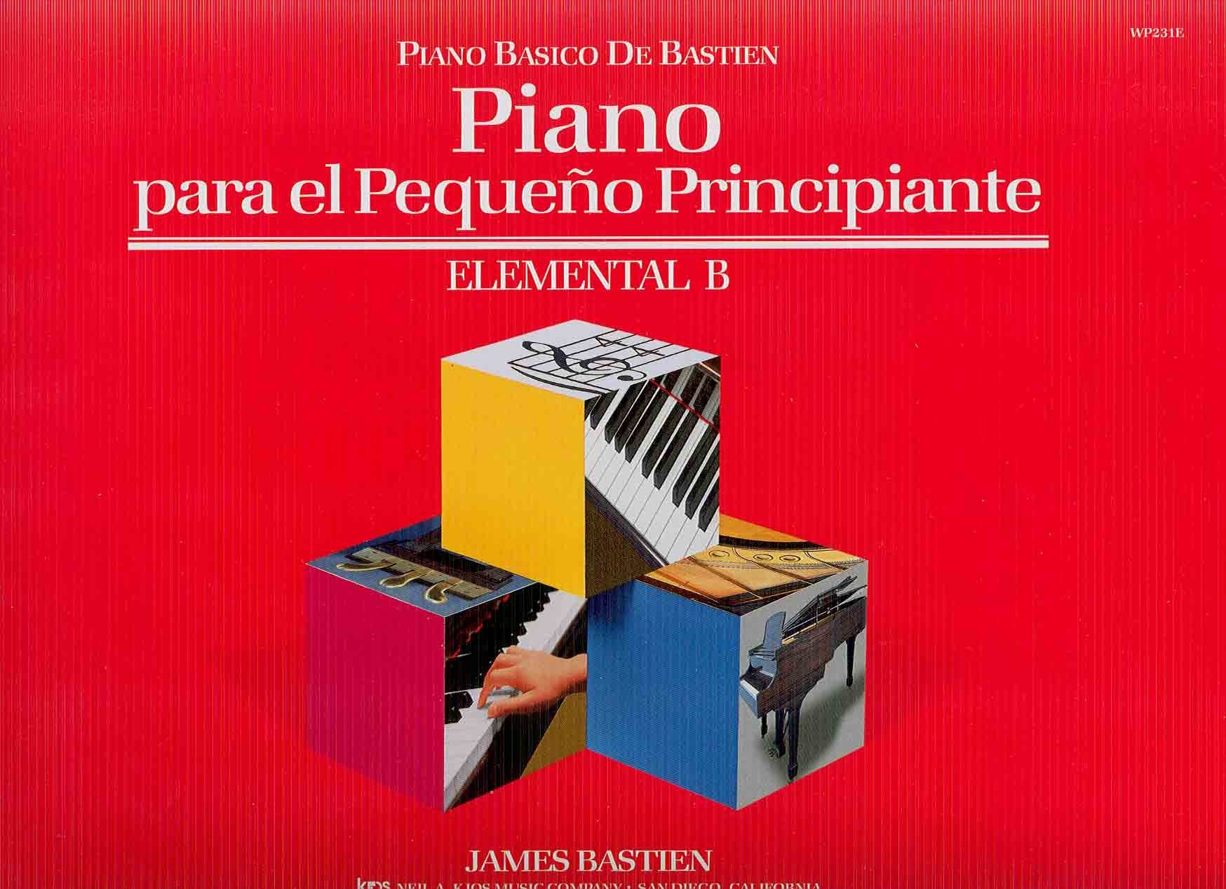 PIANO PARA EL PEQUEÑO PRINCIPIANTE ELEMENTAL B WP231E (PIANO BASICO DE BASTIE
