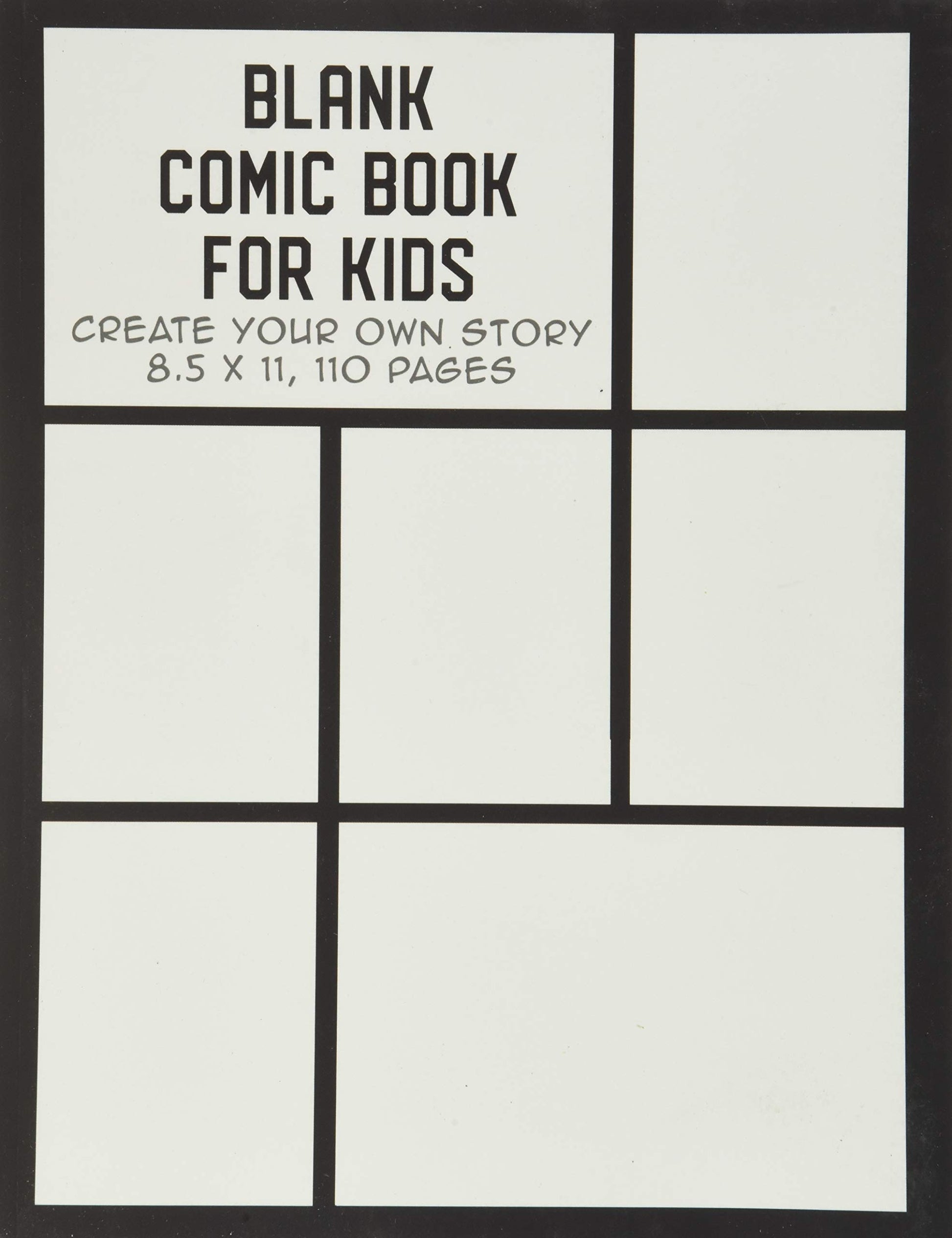 Libro: Blank Comic Book for Kids: Create Your Own Story, Drawing Comics and Writing Stories