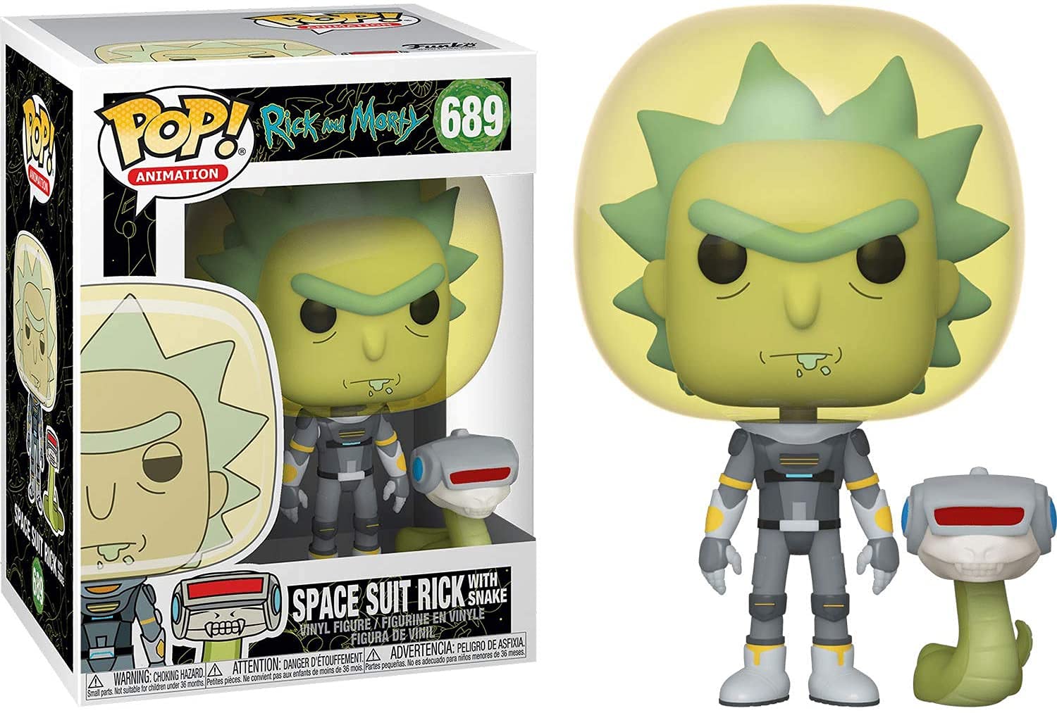 Funko Pop! Animación: Rick and Morty - Snake Suit Rick & Morty