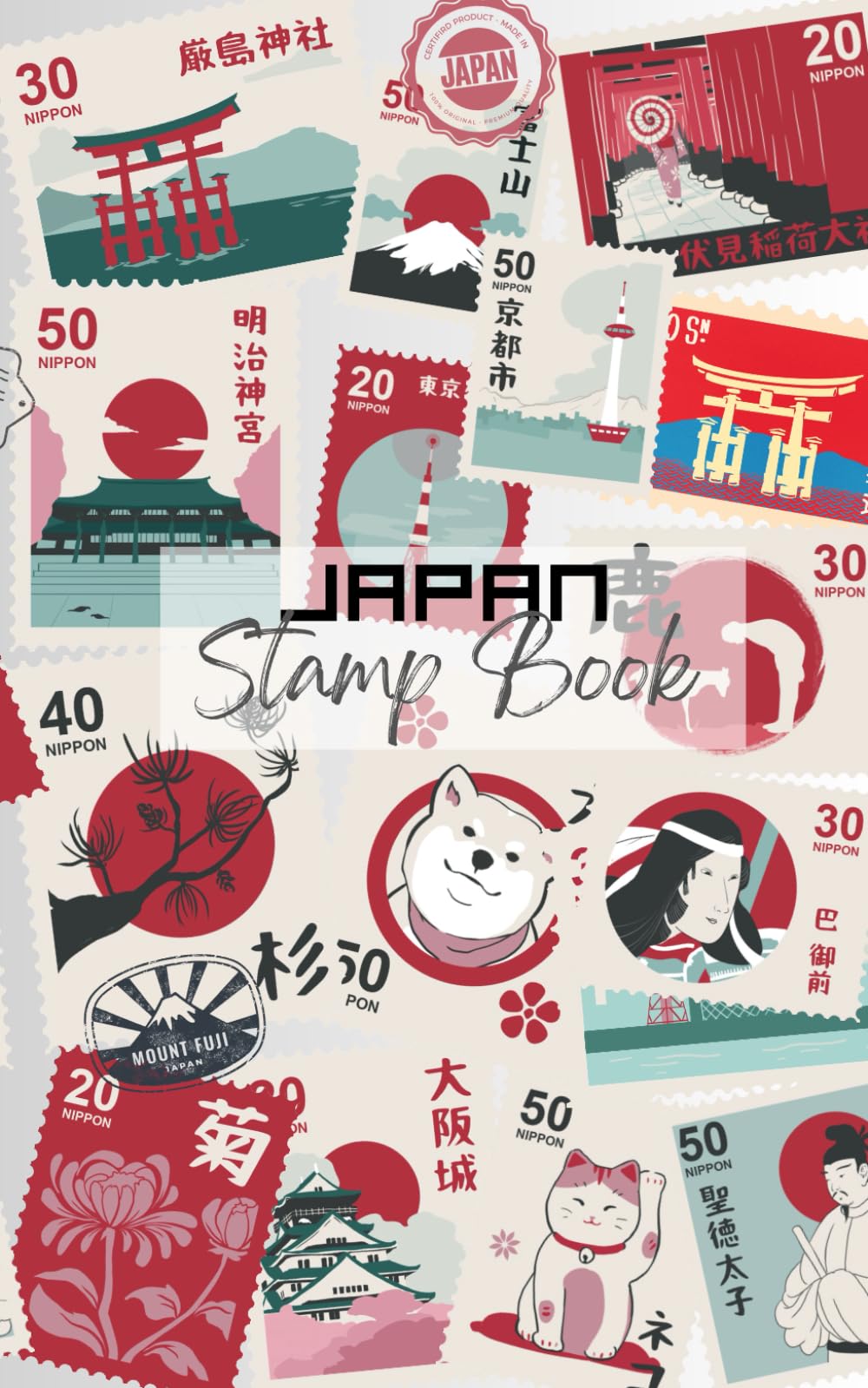 Libro: Japan Eki Stamp Book: Station and souvenir stamp book for your trip