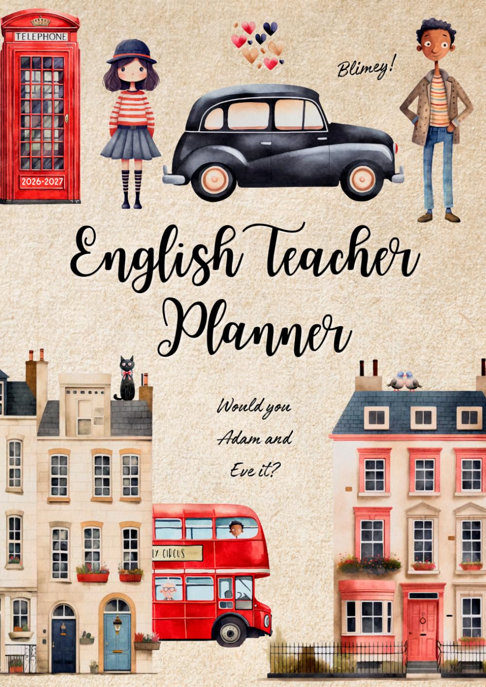Libro: English Teacher Planner: Agenda del profesor de inglés, A4, semana vista