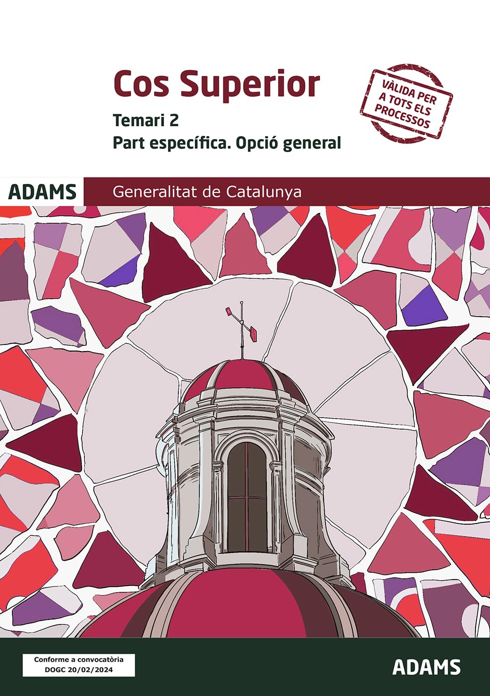 Libro: Temari 2 Cos Superior Part Especifica (opció general) de la Generalitat de Catalunya